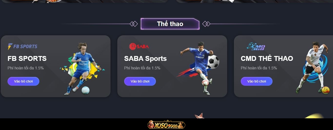Sảnh thể thao Xoso9988