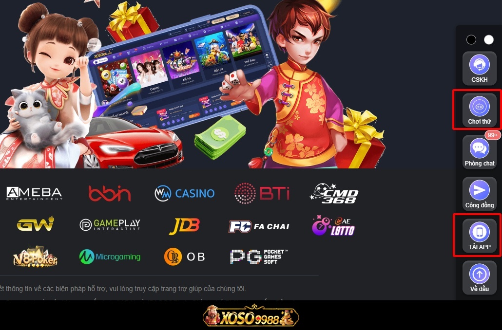 Tính năng đặc biệt Xoso9988