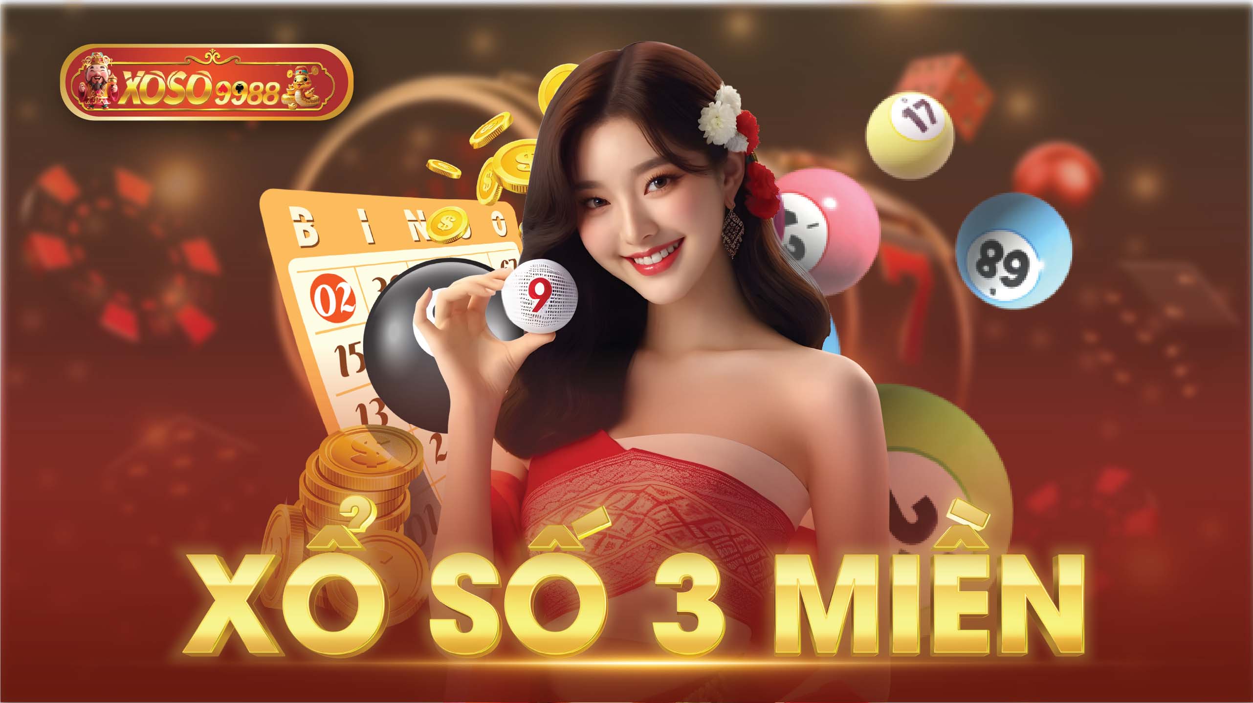 Giao diện chuyên mục xổ số 3 miền tại xoso9988.