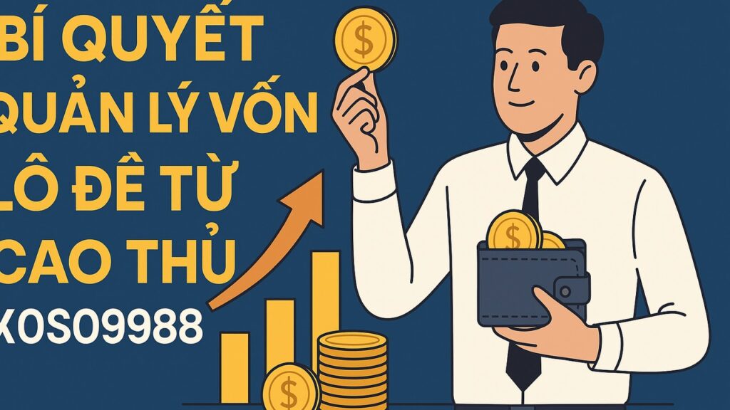 Bí quyết quản lý vốn lô đề từ cao thủ XOSO9988