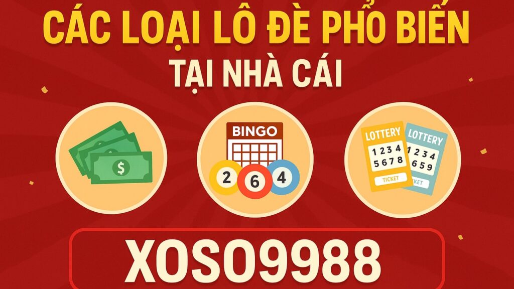 Các loại lô đề phổ biến tại nhà cái XOSO9988