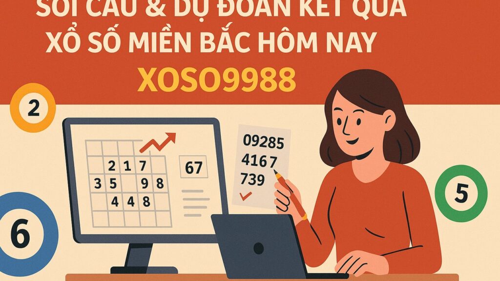 Soi cầu và dự đoán KQXS miền Bắc hôm nay XOSO9988
