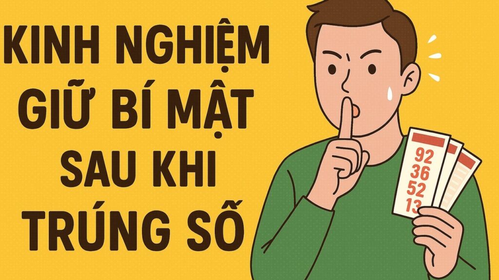 Kinh nghiệm giữ bí mật sau khi trúng số